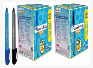 Paper Mate "inkjoy 100" Ball Pen / Black & Blue Pack - Carton #9076633