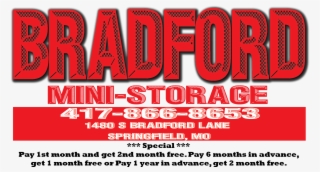 Bradford Mini Storage - Graphic Design #9076712