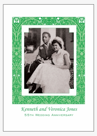 Cover Of 55th Wedding Anniversary Party Invitation - Photograph #9077765