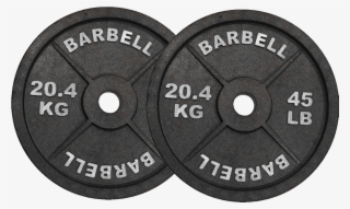 Fake Weights, Fake 45lb, Fake 45 Lb Weights, Plates, - Dumbbell #9077982