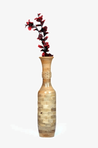 Layered Wooden Flower Vase - Vase #9078057