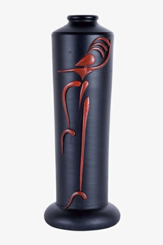 Terracotta Cylindrical Flower Vase - Water Bottle #9078230