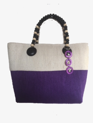 Abaca Hand Bag Purple - Tote Bag #9078273
