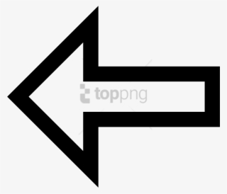 Free Png White Arrow Pointing Left Png Image With Transparent - White Arrow Point Left #9078750