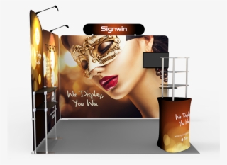 10x10ft Custom Corner & Element Trade Show Booth T - Banner #9079212