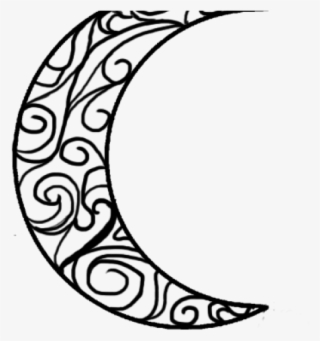 Drawn Moon Crescent - House Of Night Moon Tattoo #9079915