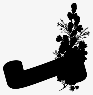 Leaf Flowering Font Silhouette Plant Free Download - Silhouette #9081773
