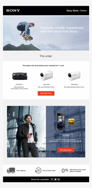 Newsletters For Sony Agency - Kickflip #9081819