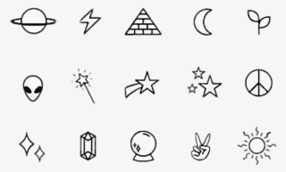 #tumblr #simple #star #stars #planet #planets #galaxy - Cute Little Easy Doodles #9081907