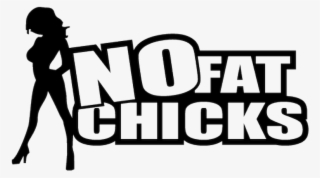 Sticker Jdm No Fat Chicks - No Fat Chicks Svg #9082167