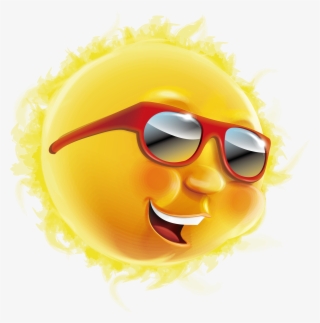 Wearing Sun Sunglasses Png Image High Quality Clipart - Smiley #9082878
