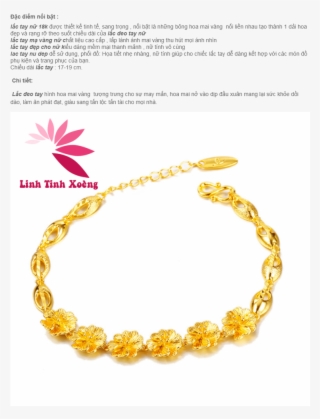 Tảo Vàng Hay Tảolắc Tay Hoa Mai Vàngđèn Tạo Hình Tạo - Bracelet #9083047