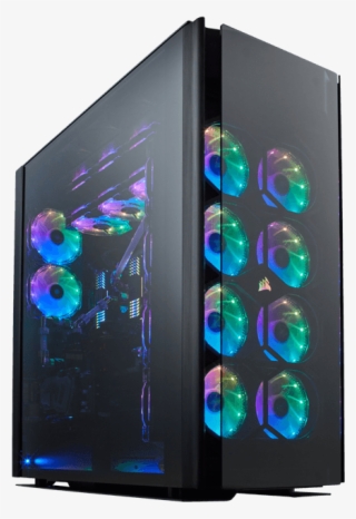 Intel C621 2-way Gpu Hardline Liquid Cooled Pc - Corsair Obsidian 1000d 빅 타워 #9083396