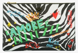 Loading Zoom - Dolce Gabbana Clutch Zebra #9083619