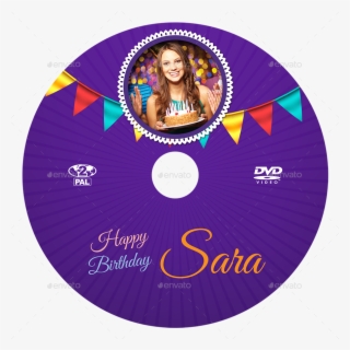 Birthday Cd Label Template - Circle #9084460
