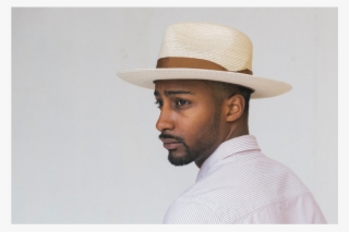 Samuel P Taylor Teardrop Wide Brim Straw Fedora Hat - Gentleman #9084461