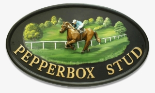 Race Horse House Sign - Sorrel #9085146