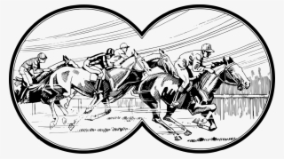 Cartoon Animal Free Commercial Clipart - Horse Racing Clipart #9085175