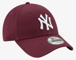 Ny Yankees New Era 940 League Essential Maroon Baseball - Hat #9085517