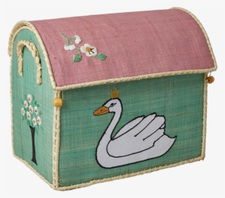 Small Ugly Duckling Story Themed Raffia Toy Storage - The Ugly Duckling #9086121