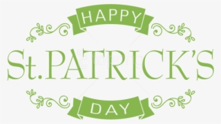 Free Png Download Happy Saint Patrick's Day Png Images - Saint Patrick Day Png #9086272