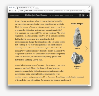 The New York Times Magazine, 2013 Innovations Issue, - Igneous Rock #9086774