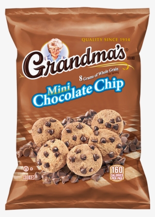 Grandma's® Whole Grain Rich Mini Chocolate Chip Cookies - Chocolate Chip Cookies Bag #9086819