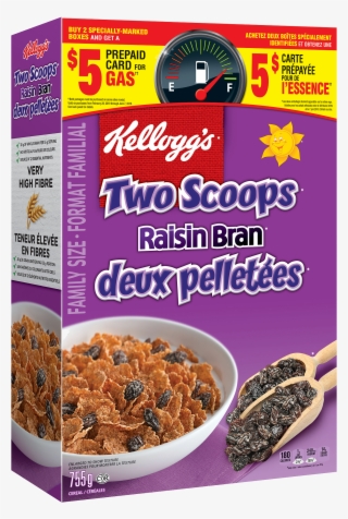 Kellogg's Two Scoops Raisin Bran* Cereal 755g - Breakfast Cereal #9086954