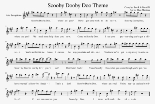 Scooby Dooby Doo Theme Sheet Music Composed By Comp - Sheet Music #9088415