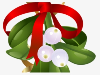Christmas Bell Clipart Mistletoe - Christmas Mistletoe Png Transparent #9089326