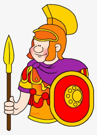 Roman Soldier - Phillip Martin Clipart Romans #9090826