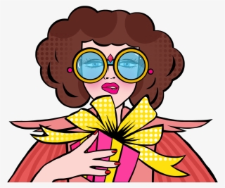 Pop Ilustración Estilo Retro Coloreado Png Y Psd - Cartoon #9091546