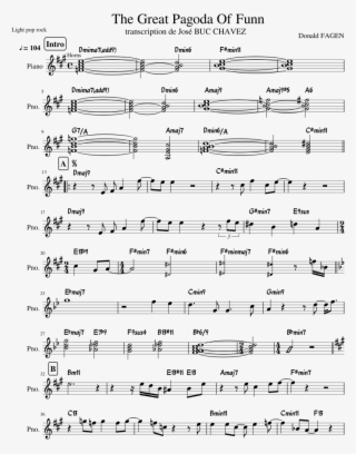 The Great Pagoda Of Funn Sheet Music Composed By Donald - Sheet Music #9093467