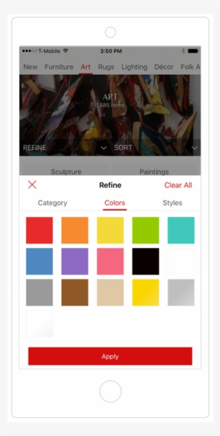 Chairish Old Filter Colors Screens - Iphone #9093952
