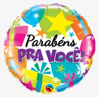 Balão Metalizado "parabéns" - Imagem Parabens Pra Voce #9094346