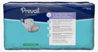 Prevail® Incontinence Liner 28 Inch Length Heavy Absorbency - Coffee Cup #9096033