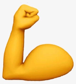 Popular And Trending Still Life Stickers On Picsart - Flexed Bicep Emoji #9096080