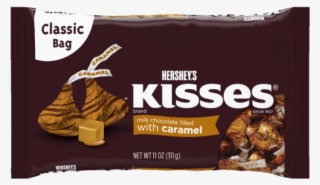 Hershey's Milk Chocolate Caramel Kisses - Kisses Dark Chocolate #9096612