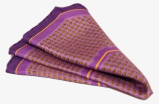 Purple And Yellow Pocket Square - Stitch #9097169