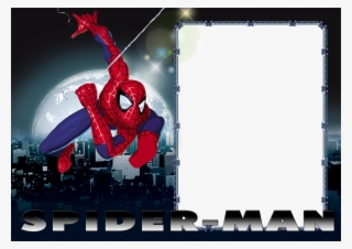 Molduras Do Homem Aranha - Moldura Do Homem Aranha Para Convite #9097886