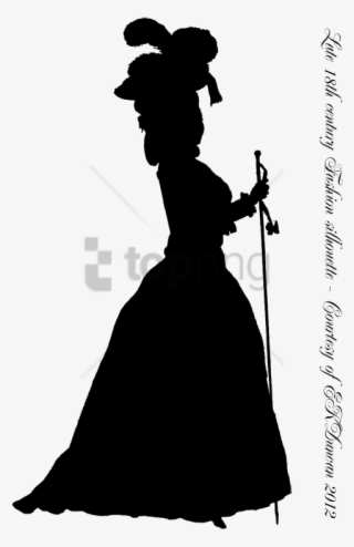 Free Png Download 19th Century Fashion Silhouette Png - 19th Century Fashion Silhouette #9098719