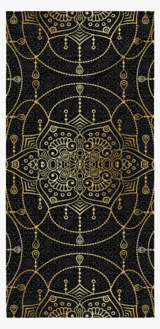 Chandelier Mandala Beach Towel - Carpet #9099280