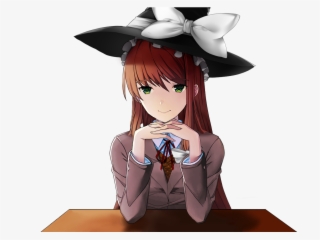 Outfit1 Hair Mock-up - Monika After Story Expressions #9099544