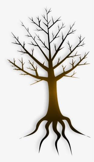 Roots Clipart Tree Trunk - Tronco De Arbol Dibujo Png #910030