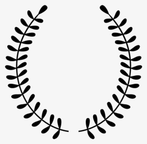 Open Laurel Wreath Design Rubber Stamp - Willy And Sons Corporation #910063