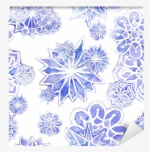 Watercolor Seamless Background Of Lilac With White - Christmas Day #910397