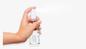 How It Works - Spray Bottle And Hand Png #910964