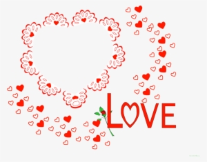 Valentine's Day Individual Clip Art Download Png - Valentines Day Frame Png #912132