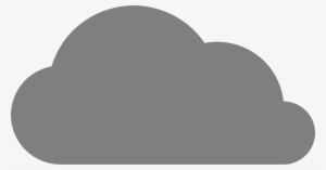 Big Image - Grey Cloud Cartoon Png #912278