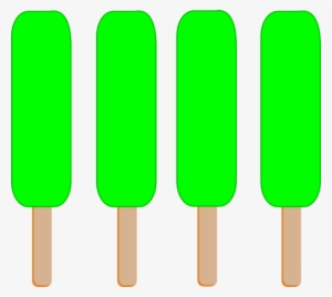 Green Single Popsicle Clipart #912451